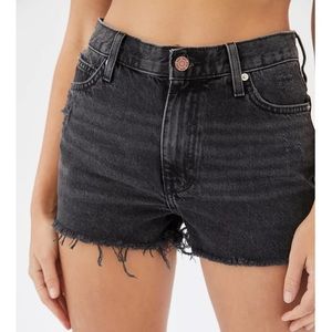 BDG High Rise Black Jean Shorts